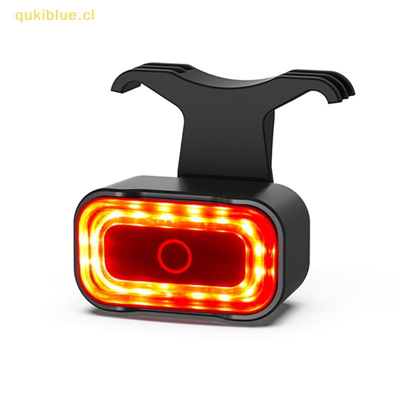 Qukiblue Lampu Belakang Sepeda Pintar Auto Start /Stop Sensing Rem IPX5 Waterproof Lampu Belakang Sepeda Type-C USB Bicycle Tail Light LED cl