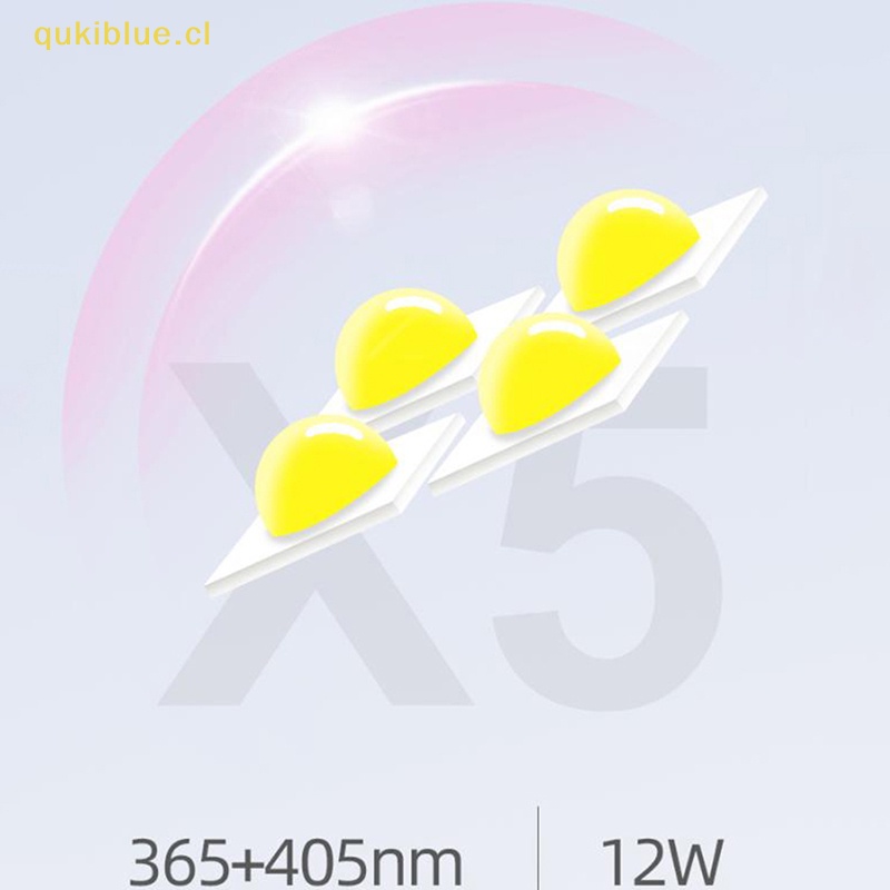 Qukiblue 12W Lampu Paku LED Light Portable Mini UV Lampu LED Pengering Kuku Gel Nail Art Alat cl