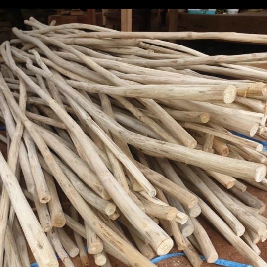 ranting kayu jati 200 cm 5 batang- ranting kayu macrame - ranting jati