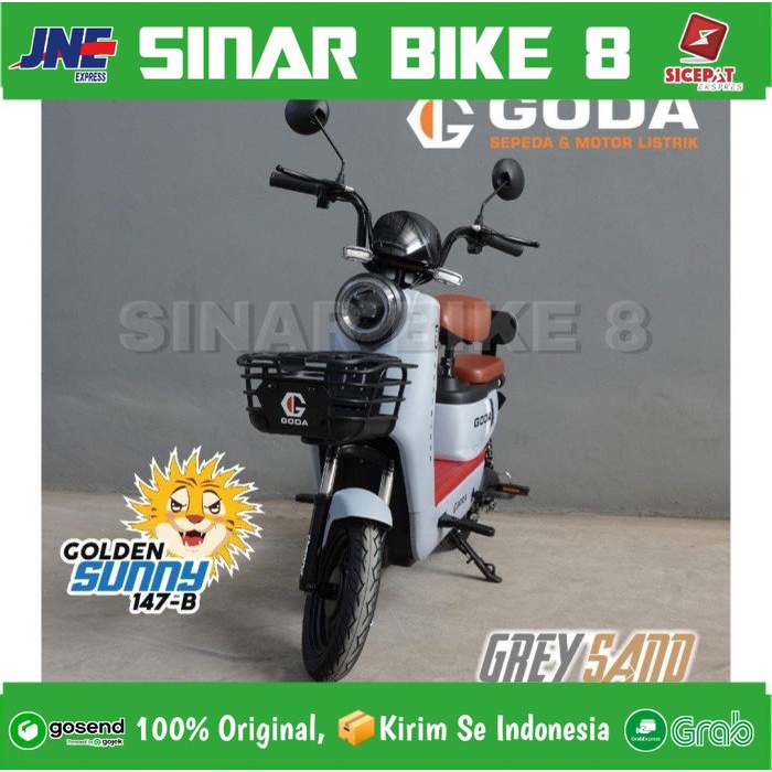 Sepeda Listrik Electric Bike Goda 147-B GOLDEN SUNNY 500 Watt &amp; Goda148 LYCAN  500 Watt