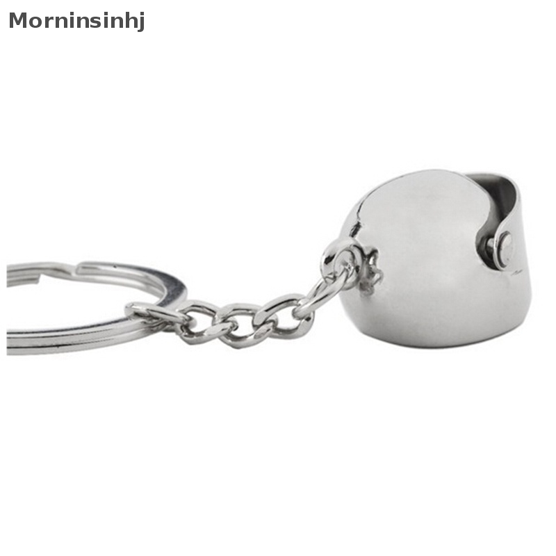 Mornin Gantungan Kunci Helm Sepeda Motor Kreatif Ring Keychain Keyring Key Fob id