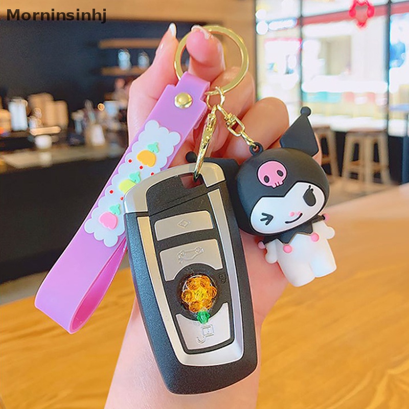 Mornin 2023gantungan Kunci Sanrio Kuromi Lucu Kawaii Cowok Cewek Kartun Kreatif Keyring Car Backpack Aksesoris Liontin Anak Hadiah id