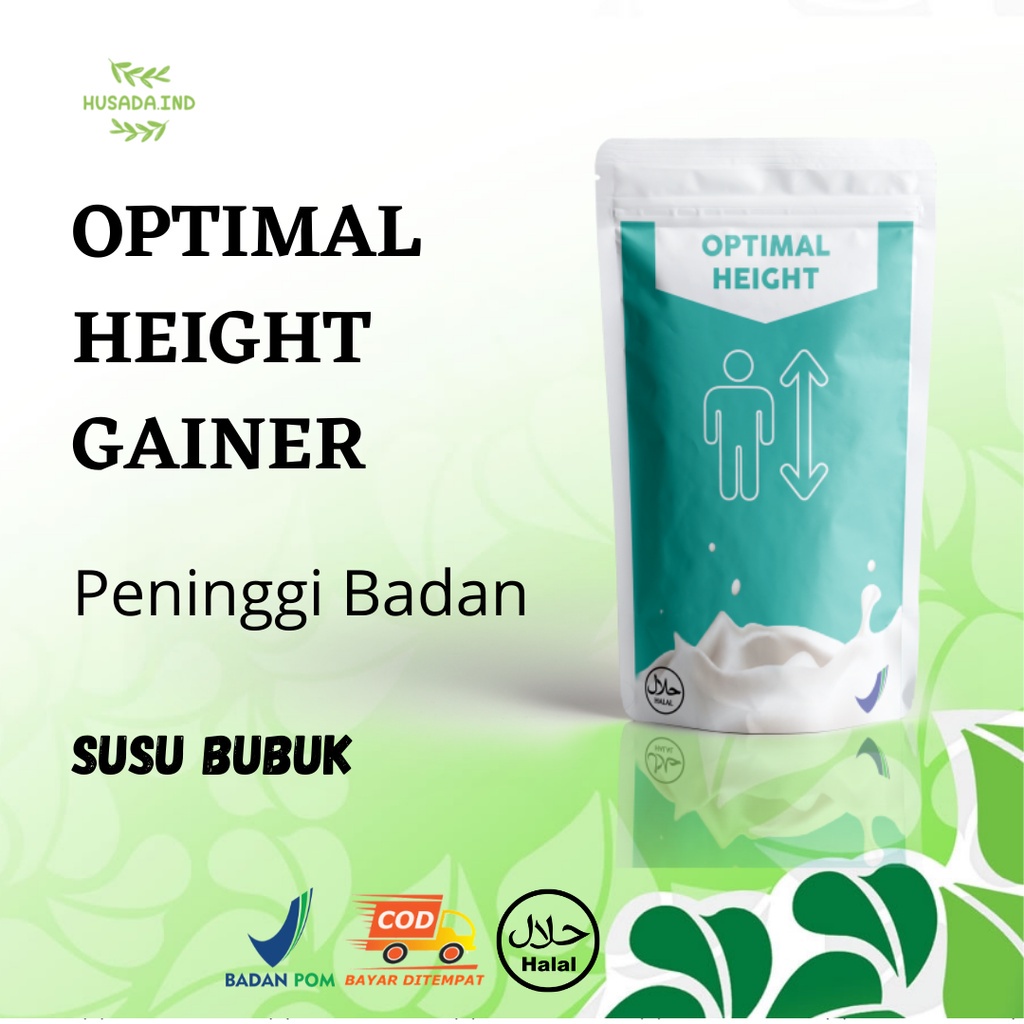 

SUSU PENINGGI BADAN OPTIMAL HEIGHT GAINER Penambah Tinggi Badan Cepat grow up alami jangkung kekar