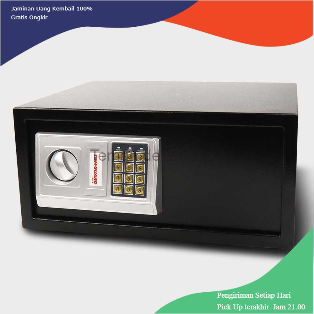 TD - DPR TaffGUARD Kotak Brankas Hotel Safety Box Password 43x35x20cm - 43EA