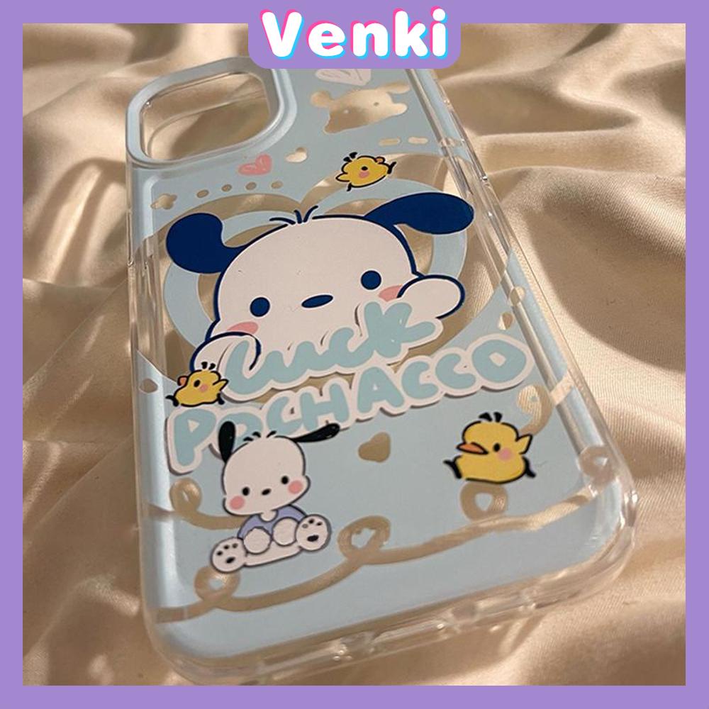 VENKI - Untuk iPhone 11 iPhone Case Bening Lubang Besar Space Case TPU Soft Case Shockproof Protection Camera Karakter Kartun Lucu Kompatibel dengan iPhone 14 13 Pro max 12 Pro Max xr xs