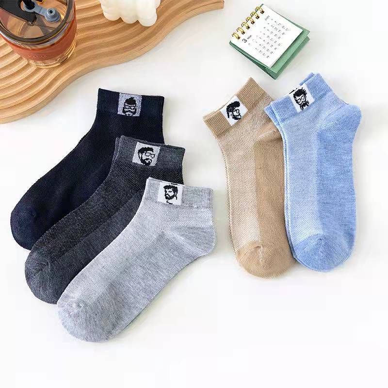 PA Kaos Kaki Polos Motif Pria Semata Kaki Ankle SS243