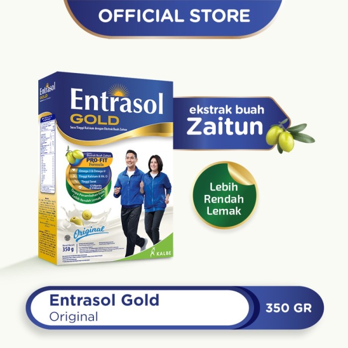 

Promo Terjangkau ~ ENTRASOL GOLD 350 G PLAIN TAWAR EX 370 GR SUSU ORIGINAL DEWASA KALBE - PackingEkonomis, ATAS 5 BULAN