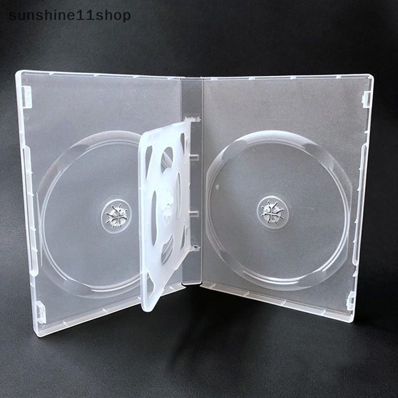 Sho High Quality Kosong CD Case Plastik PP Susu Transparan CD Case CD Case Kapasitas 4-8 Discs N