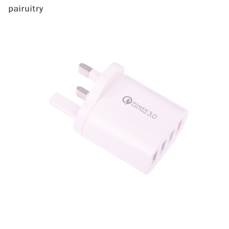 Prt Untuk IP Xiaomi Huawei Samsung Charger Dinding EU/US/UK Plug 4port USB 3.0 Handphone Adaptor PRT