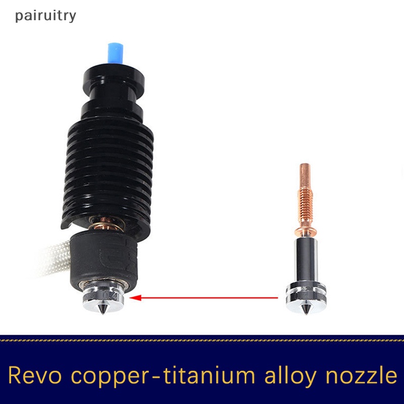 Prt Clone Nozzle Tembaga Titanium Alloy Nozzle 0.4mm Serba Nikel Plag PRT