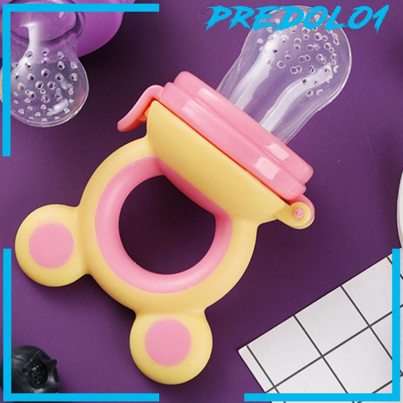 [Predolo1] Baby foods Feeder Dot Silikon Reusable Lembut Tumbuh Gigi Mainan Anak Laki-Laki Perempuan