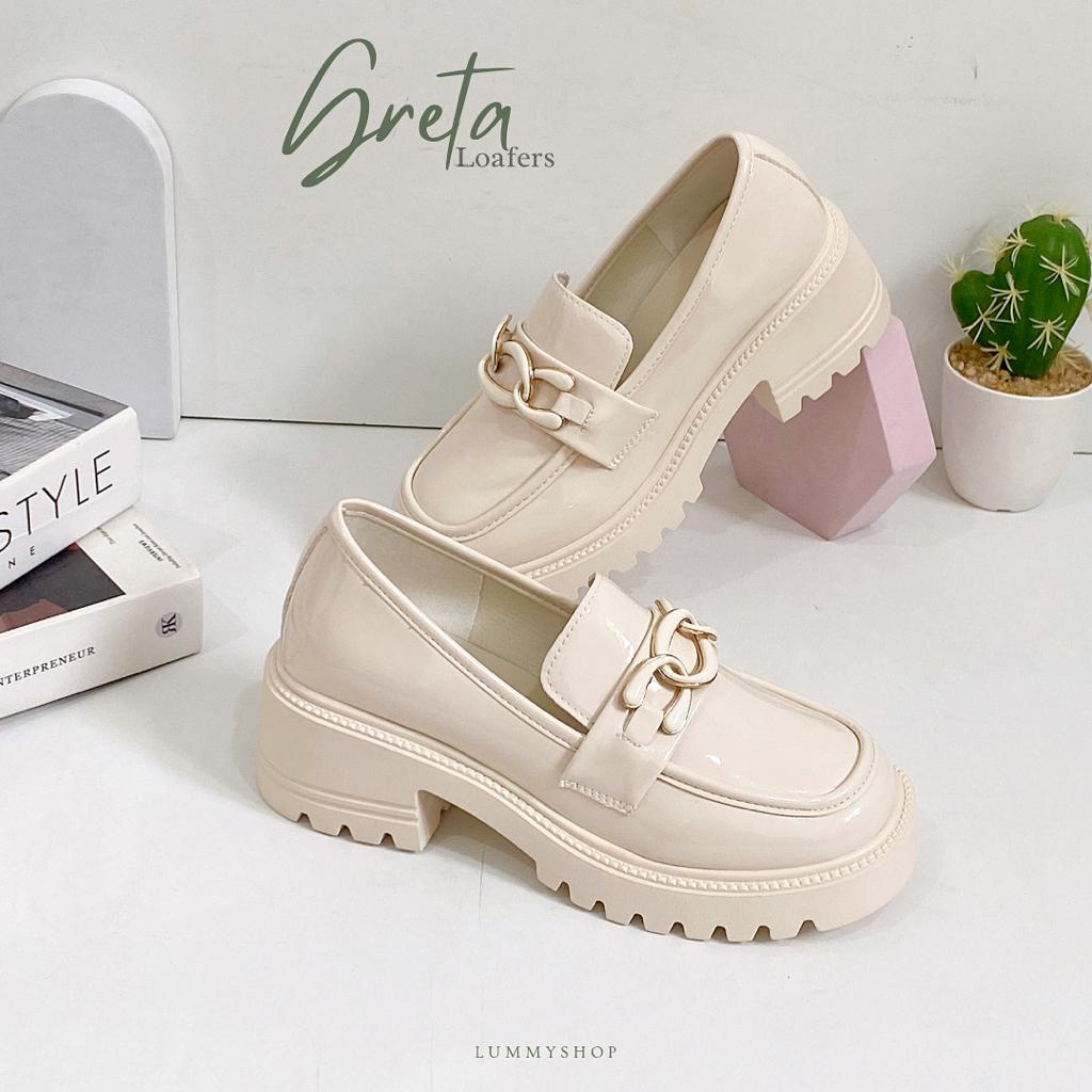 LUMMYSHOP SEPATU WANITA GRETA LOAFERS PANTOFEL SNEAKERS DOCMART PREMIUM IMPORT