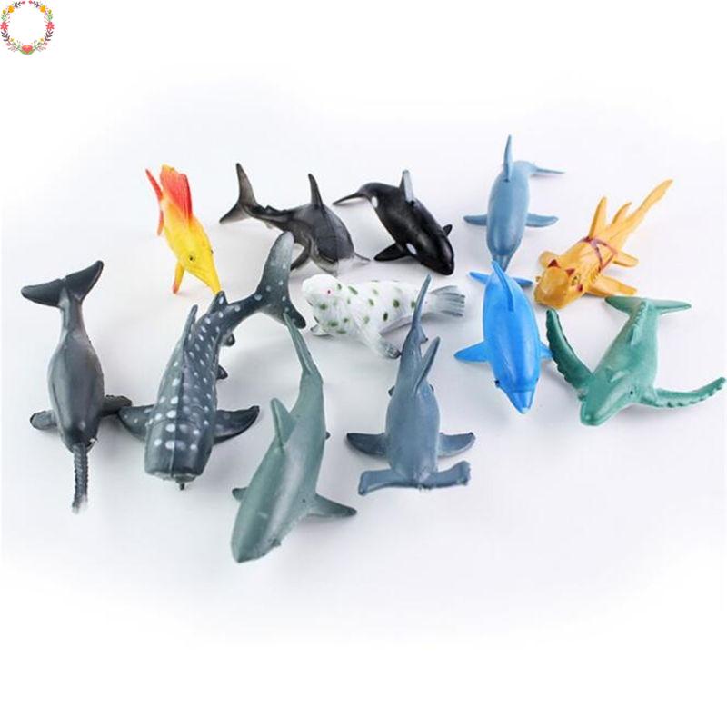 Hot Sale Ocean Sea Creatures Toys Turtle Lifelike Animals Figure Dekorasi Rumah 6cm 2.3 Inch 24Pcs /Set Model Hewan Laut