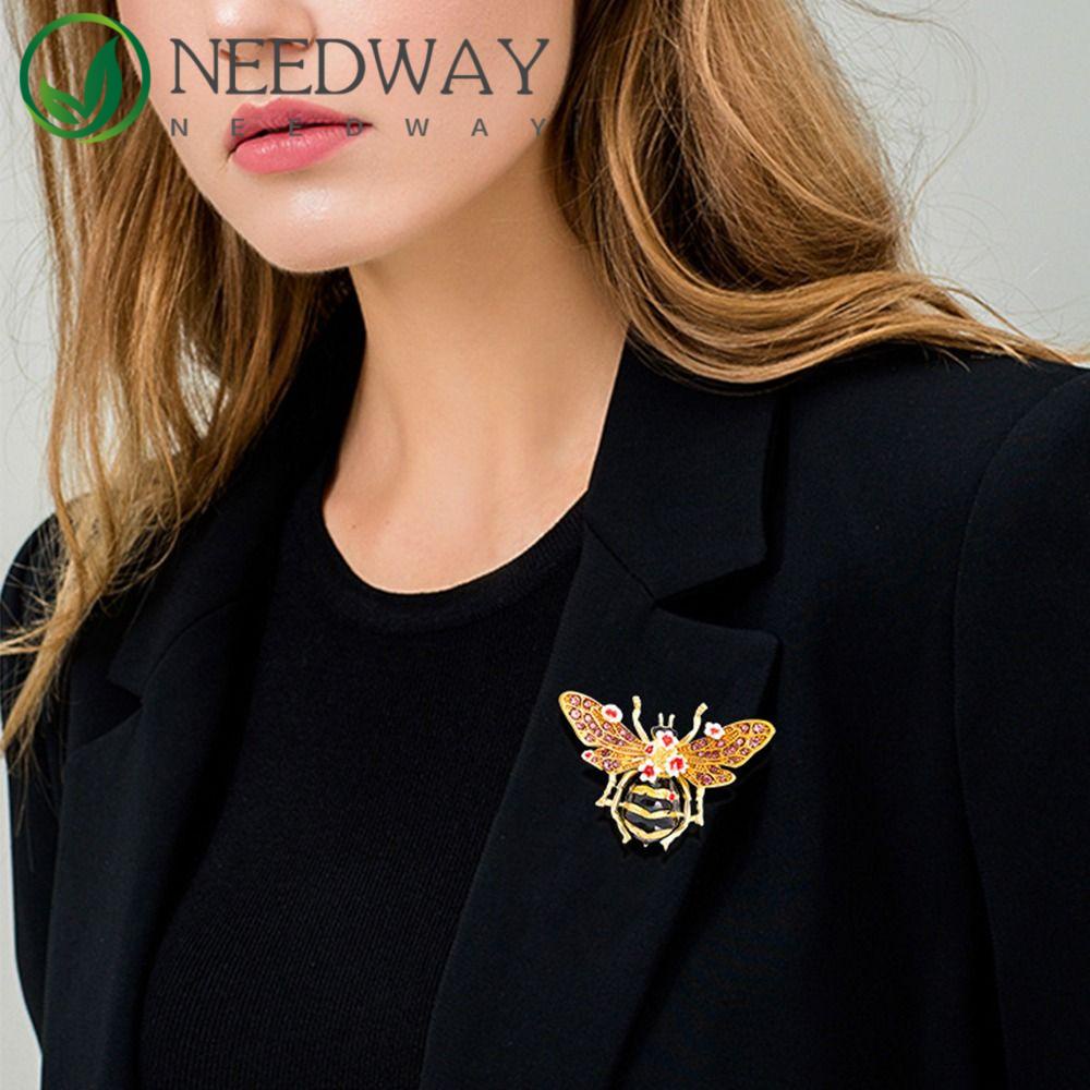 Needway  Wanita Bros Lucu Mini Anak Laki-Laki Paduan Serangga Lebah Baroque Aksesoris Baju