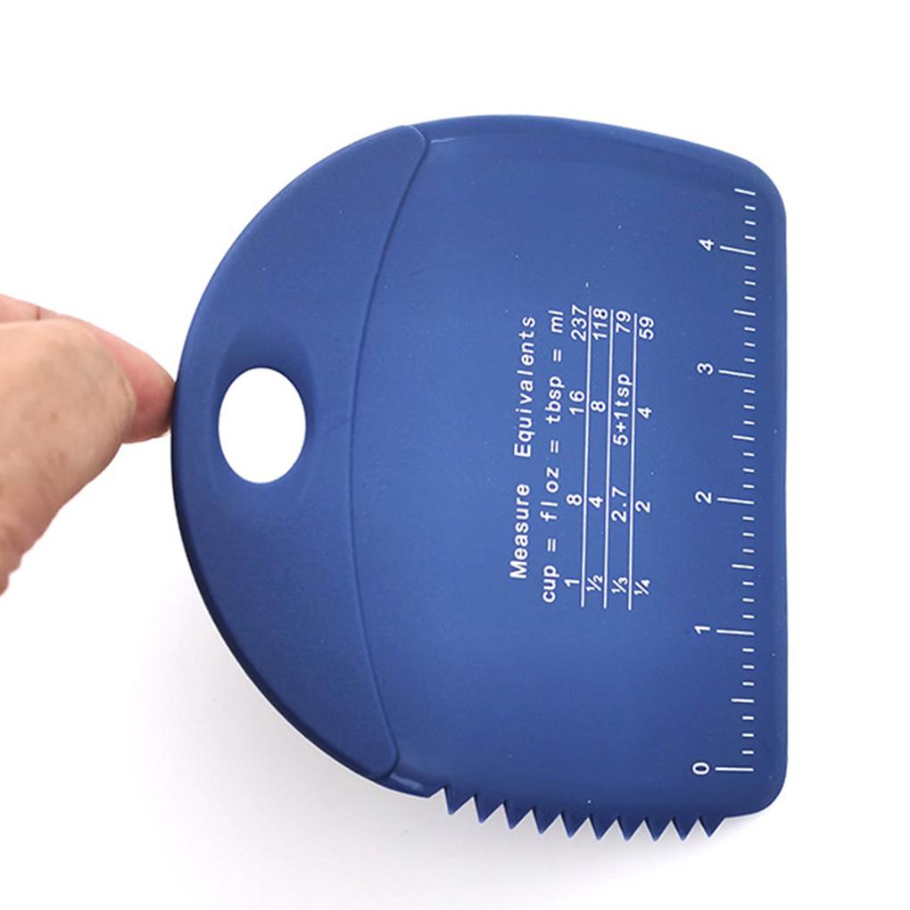 Scraper Fleksibel Scrapper Makanan Dengan Skala Ukur Alat Baking Spatula Pizza Untuk Bakeware Gadget Aksesoris