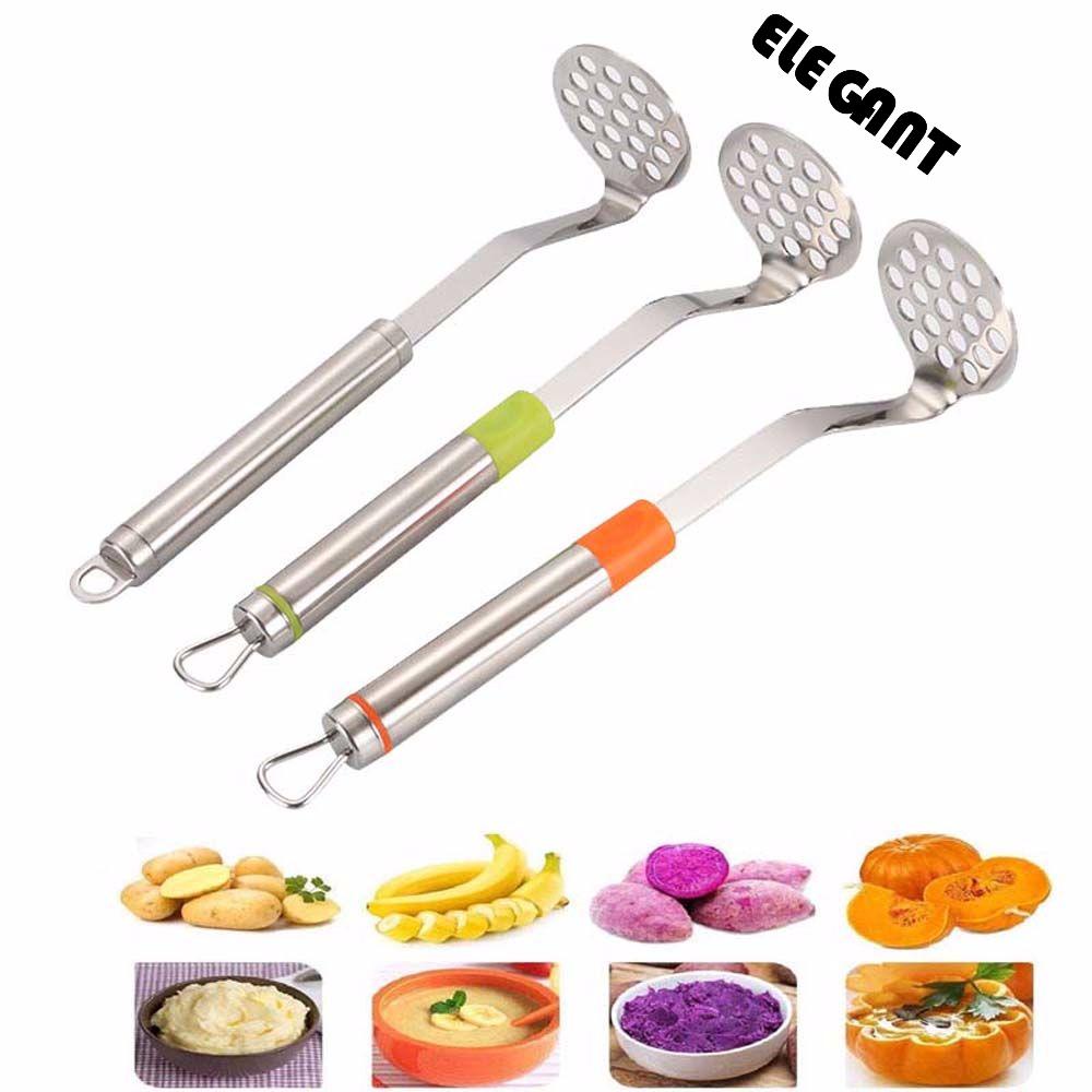 [Elegan] Potato Masher Pressed Fruit Crusher Pusher Aksesoris Dapur