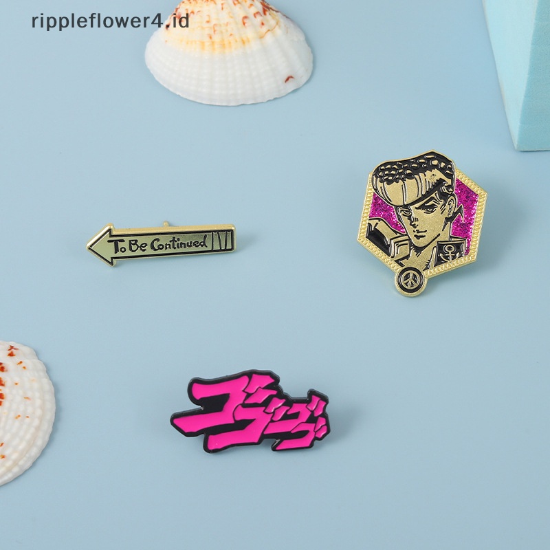 {rippleflower4.id} Anime Enamel Pin To Be Conued Bros Ransel Lencana Perhiasan Hadiah~