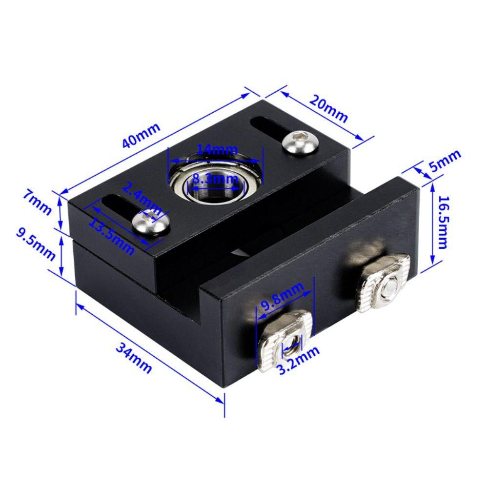 Populer Sekrup Top Mount Aksesoris Printer 3D Berkualitas Tinggi Untuk CR10 V3 CR10S Pro Ender3Adjustable