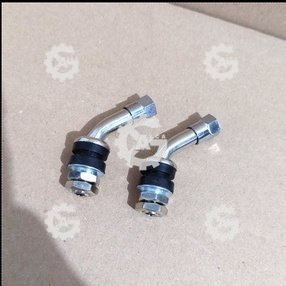 PENTIL BAN TUBELESS TUBLES MOTOR BESI L BENGKOK MIRING 45 DERAJAT HARGA UNTUK 4 BIJI TERMURAH