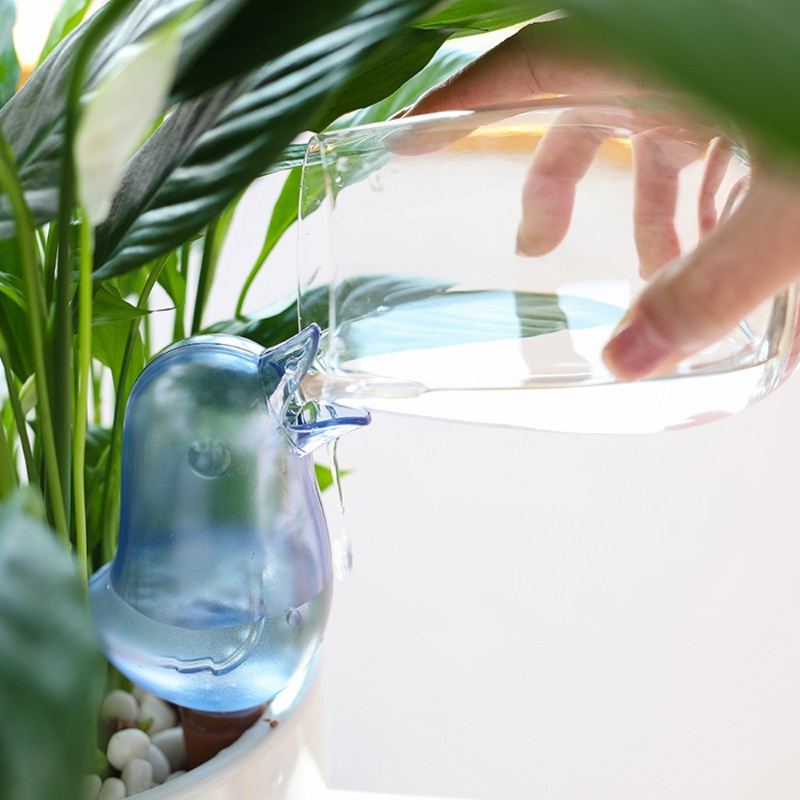 Burung Mesin Tetes Penyiraman Bunga Otomatis/Permeator Air Transparan Kapasitas Besar/Peralatan Irigasi Tetes Untuk Tanaman Berkebun Rumah/Kreatif Lazy Watering Pot