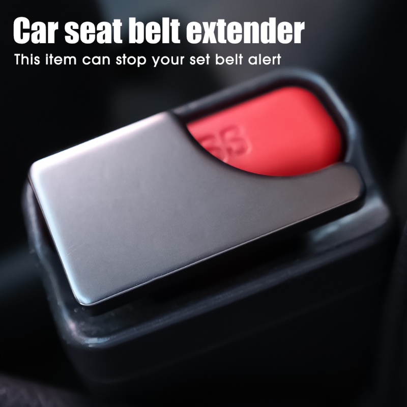 Pola Racing Luminous Zinc Alloy Car Seat Belt Insert Card/Gesper Sabuk Pengaman Otomotif Anti-reminder/ Aksesoris Sabuk Pengaman Dalaman Kendaraan