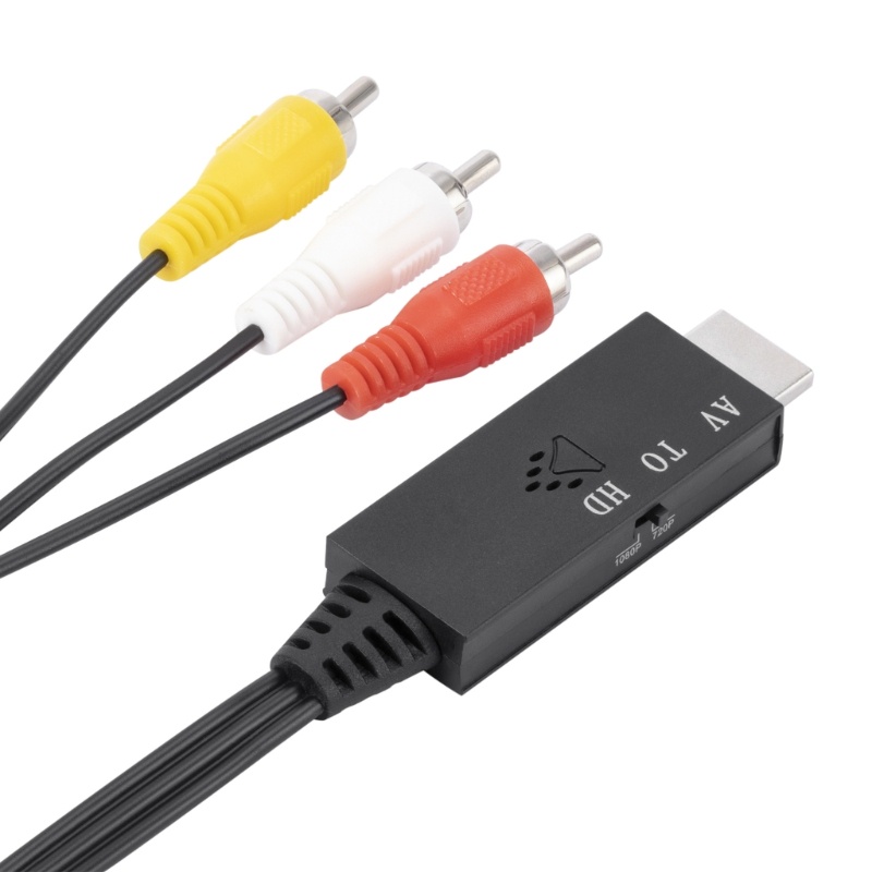 Cre High Definition RCA to Converter Kabel AV to Converter 1080P- 60HZ 720P 60HZ Output