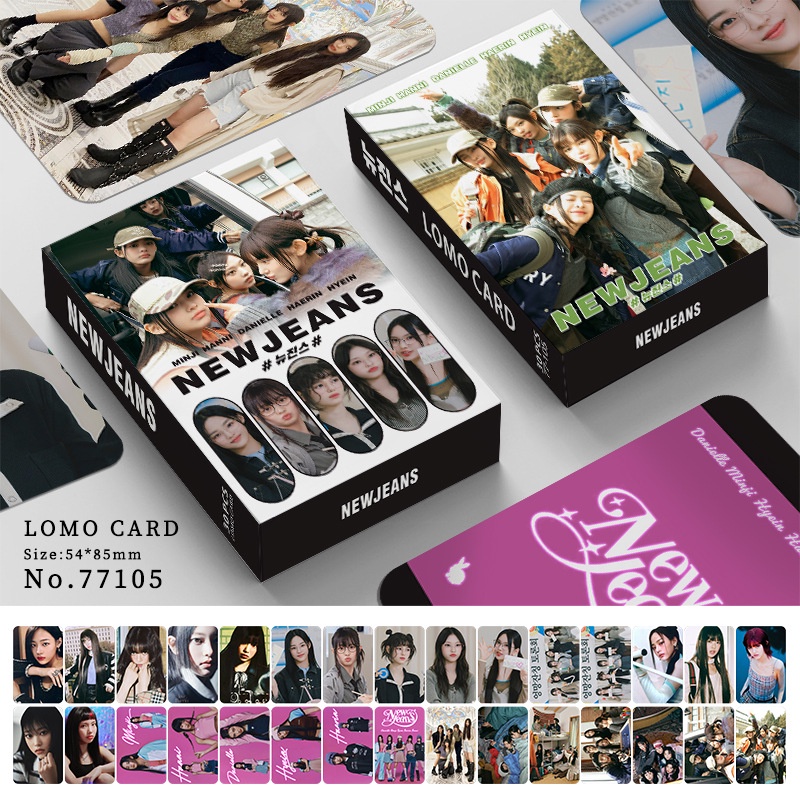 30pcs /box NJ Photocards Album Bunnies Kartu Lomo NJ Kpop Postcards