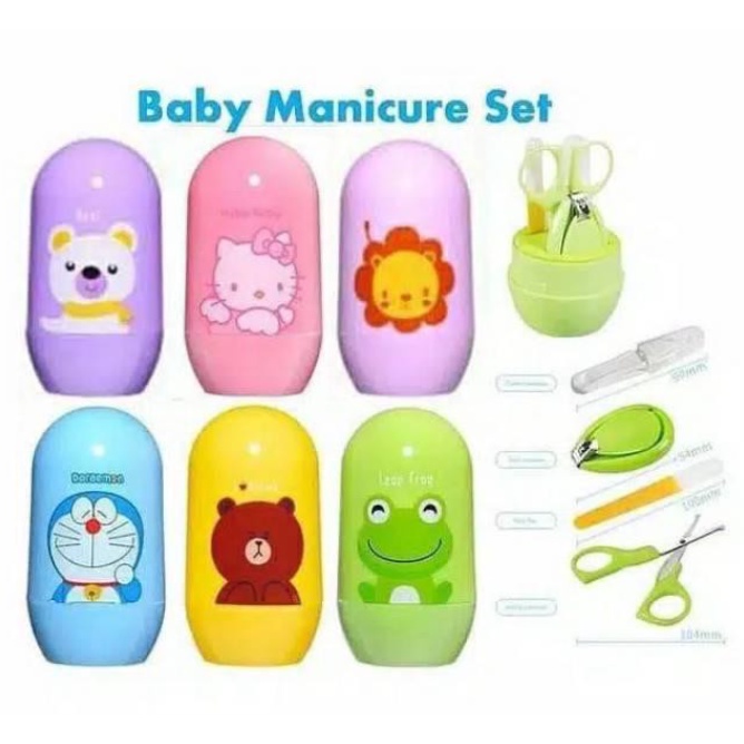 Gunting kuku bayi SET BABY CARE ISI 4 PCS / Baby nail clipper set