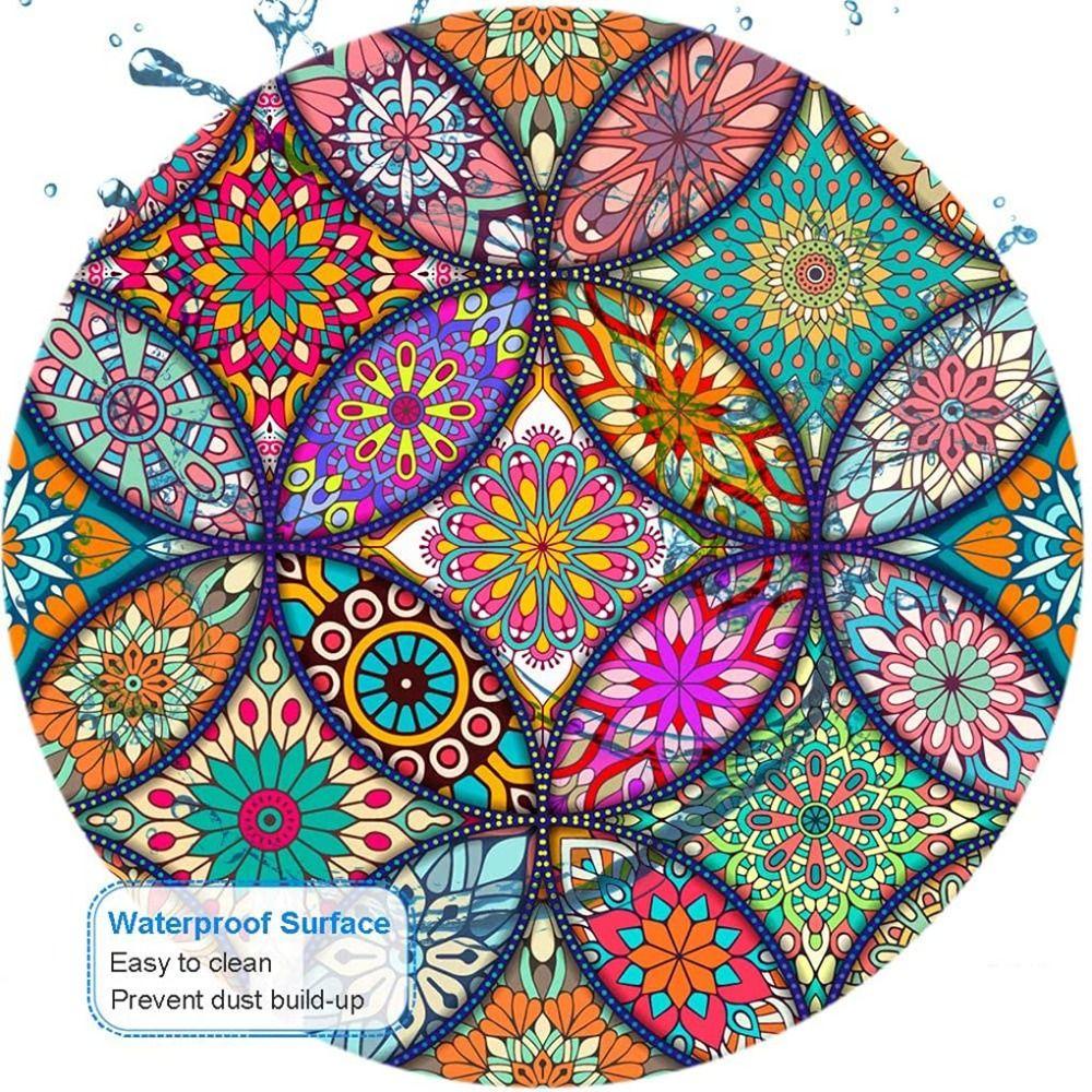 Alas Mouse Populer Jahitan Tepi Tidak Licin Pretty Desk Pad