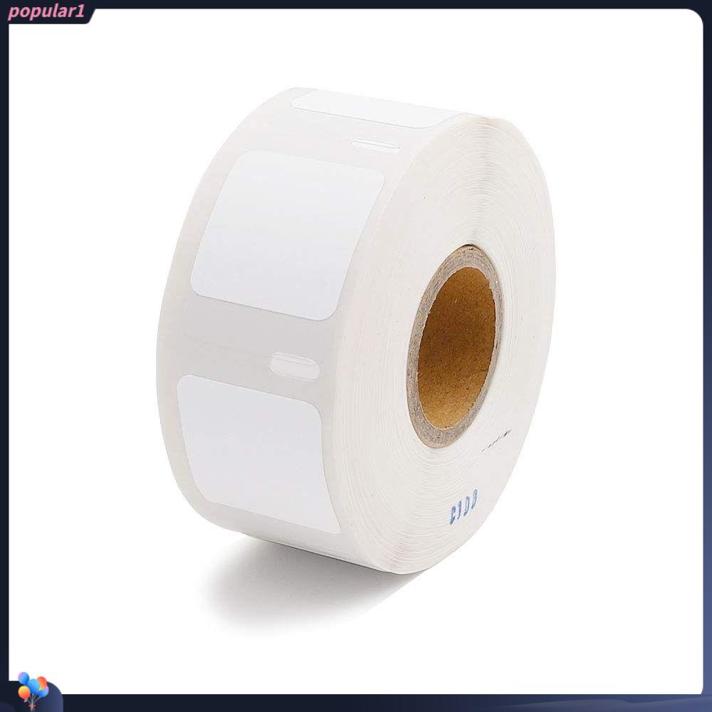 Stiker Label 2roll Populer Label Thermal Tag Persegi Kompatibel