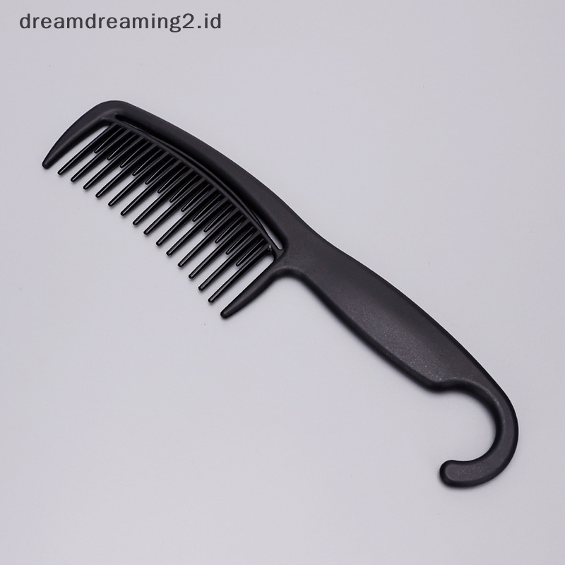 (drea) Woman Wet Hook Curly Hair Brushes Alat Styling Pewarna Salon Pro Antistatis/