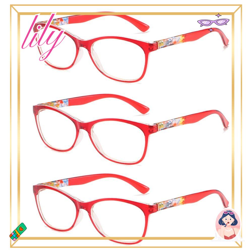 Lily Kacamata Baca Nyaman Elegan Pelindung Mata Vintage Ultra Light Frame