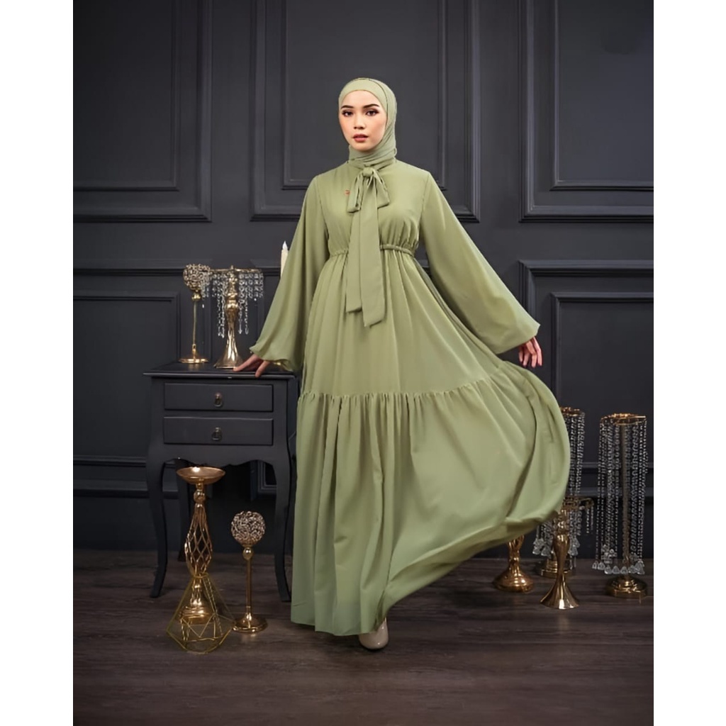 Durpadi Dress Muslim All Size Fit To XL Wudhu Friendly Gamis Muslim Premium Casual Daily Wanita Remaja