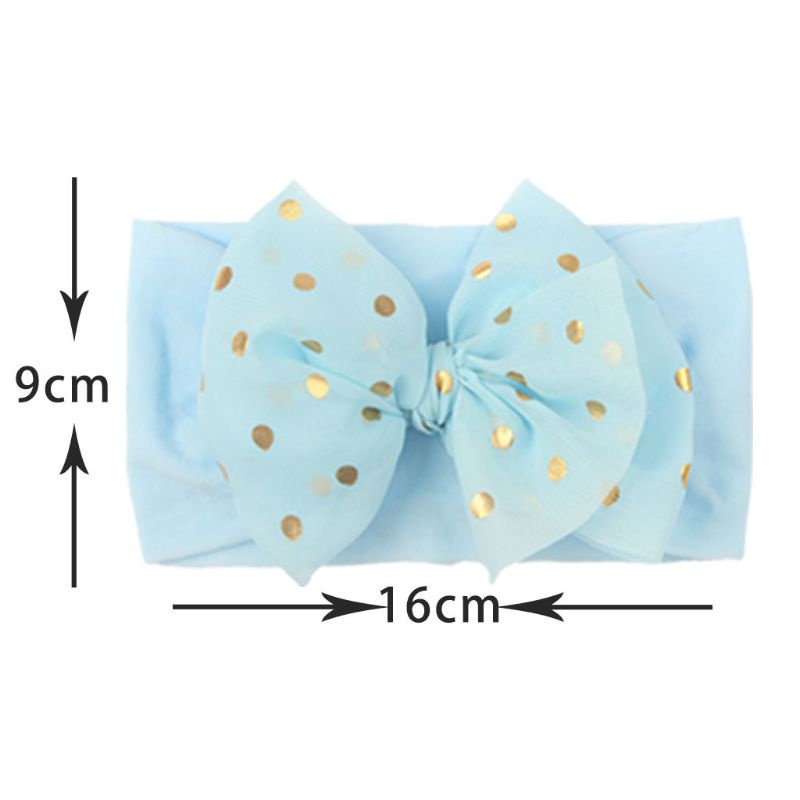 (Pimenova) kids headband bandana anak bandana bayi pita polkadot