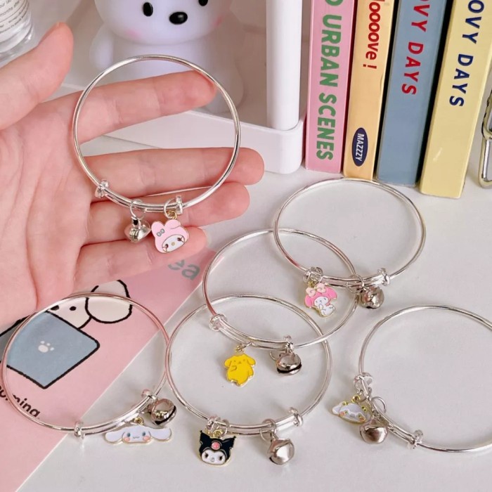 Gelang Sanrio Melody Kuromi Cinnamoroll Anak Perempuan  Karakter Lucu