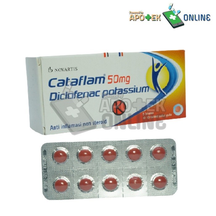 CATAFLAM 50 MG 1 BLISTER ISI 10 TABLET | sakit gigi