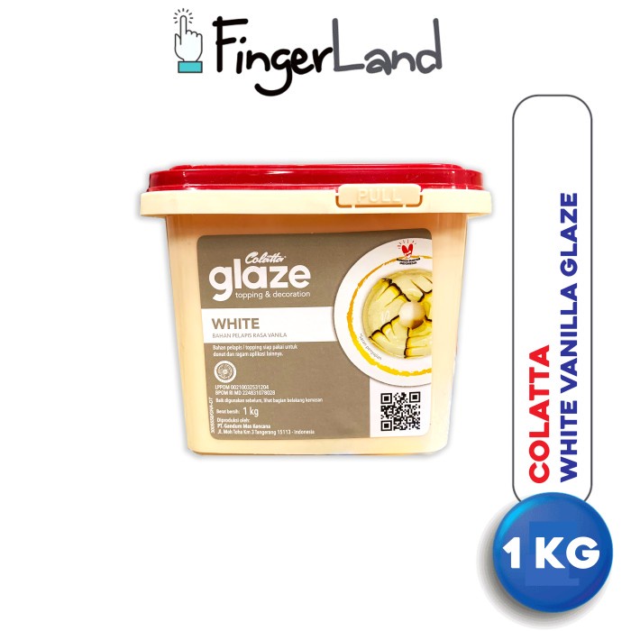 

New Arrival- COLATTA Glaze White 1 KG Topping Rasa Vanila