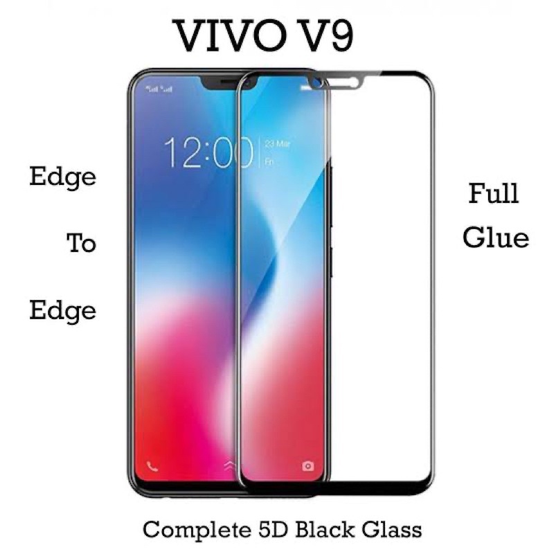 Anti Gores Vivo V7/ V9/ V17 pro tempered glass For Vivo full