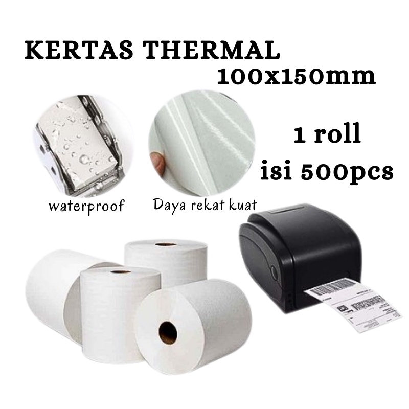 

GOS -F306- KERTAS STIKER RESI LABEL THERMAL 100mm x 150mm