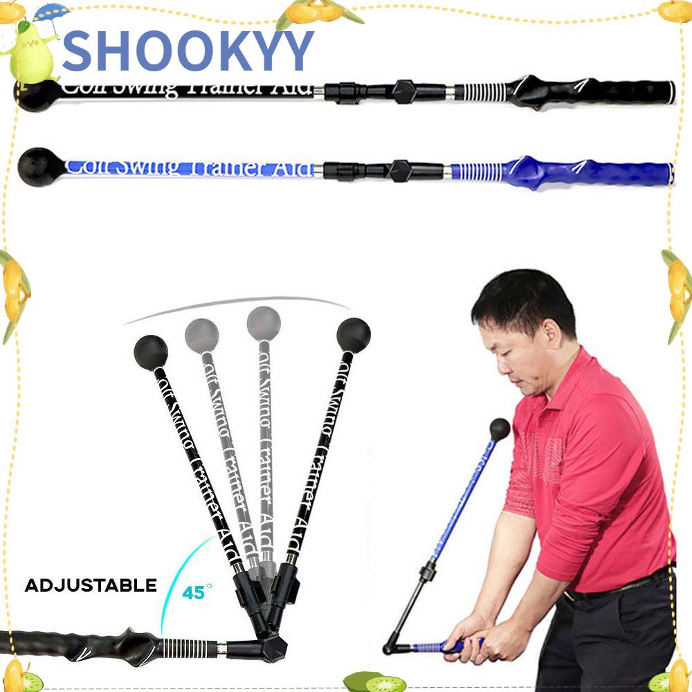 Chookyy Golf Swing Trainer Alat Bantu Mengajar Luar Ruangan Postur Korektif Yang Dapat Disesuaikan