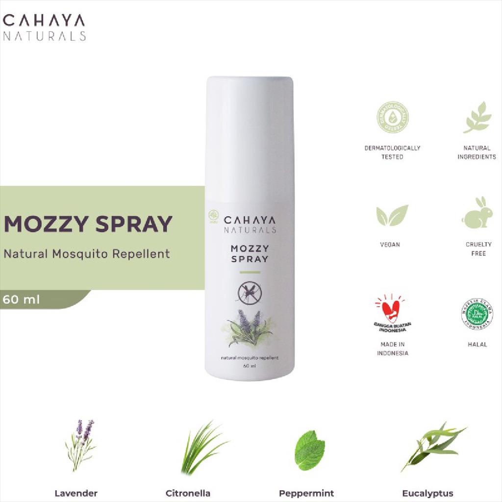 Cahaya Naturals Mozzy Spray Natural 60ml 14020109 Mosquito Repellent 60 ml