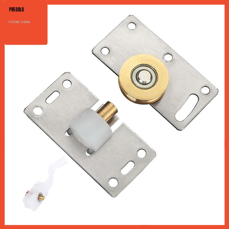 [Predolo] Roda Pintu Sliding Pengganti Fitting Pintu Geser Katrol Lemari Silent