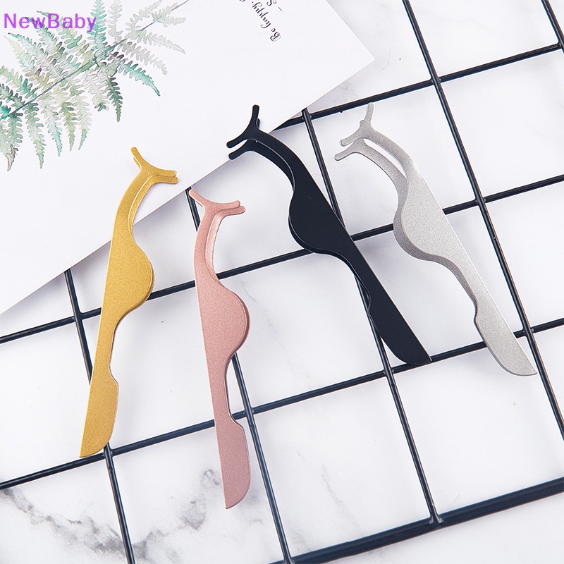 Newbaby T-shape Pinset Bulu Mata Palsu Fake Eye Lash Aplicator Lashes Extension Curler ID