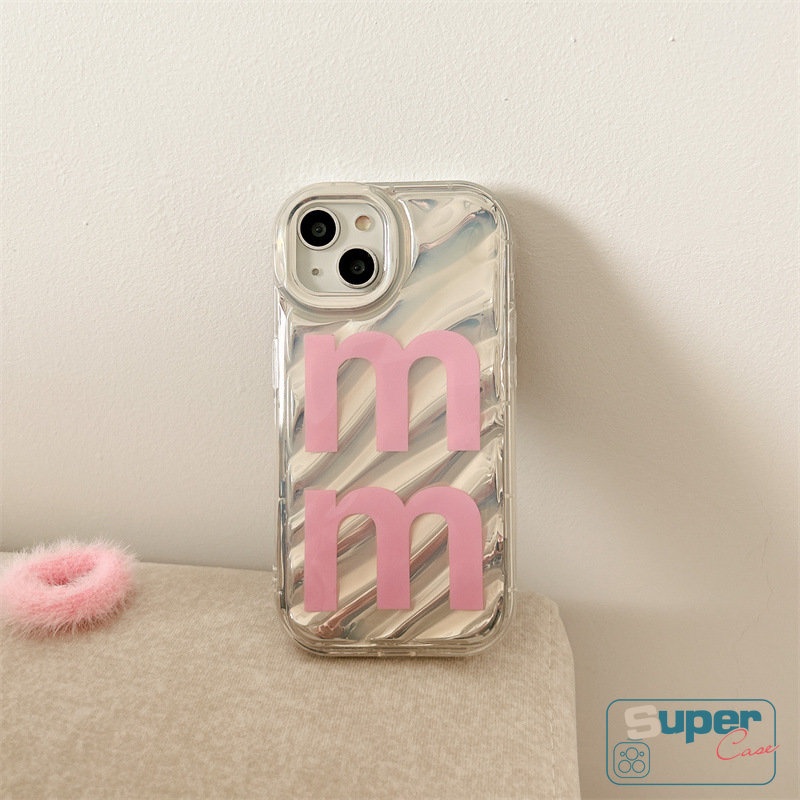 Kompatibel Untuk IPhone XR X13 11 7Plus 14 12 Pro Max7 6 8 6S Plus XS MAX SE 2020kartu Warna Kreatif 3D Stereo Korgasi Huruf Sederhana Soft Case Dengan Stiker Hati Berlian