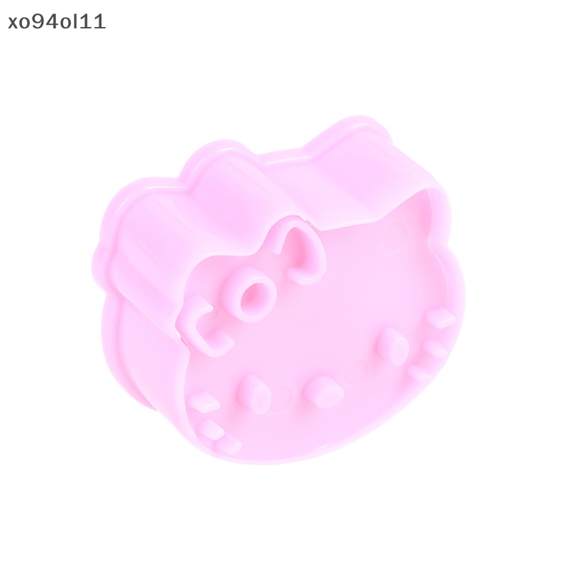 Xo KT Bentuk Kucing DIY Sandwich Mold Cutter Little Kitty Bentuk Kucing Sandwich Mold Bread Cake Mold Maker Alat Dessert Sarapan Dapur Rumah OL