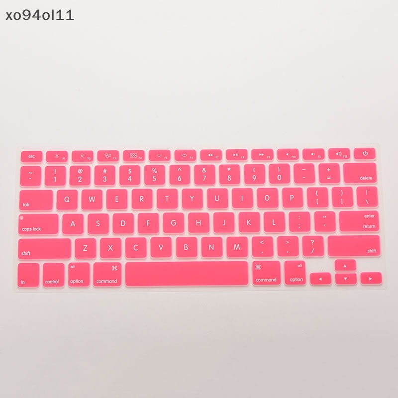 Xo Case Penutup Kulit Keyboard Bahan Silikon Untuk Macbook Air Pro 13.15.17&quot; Inch OL