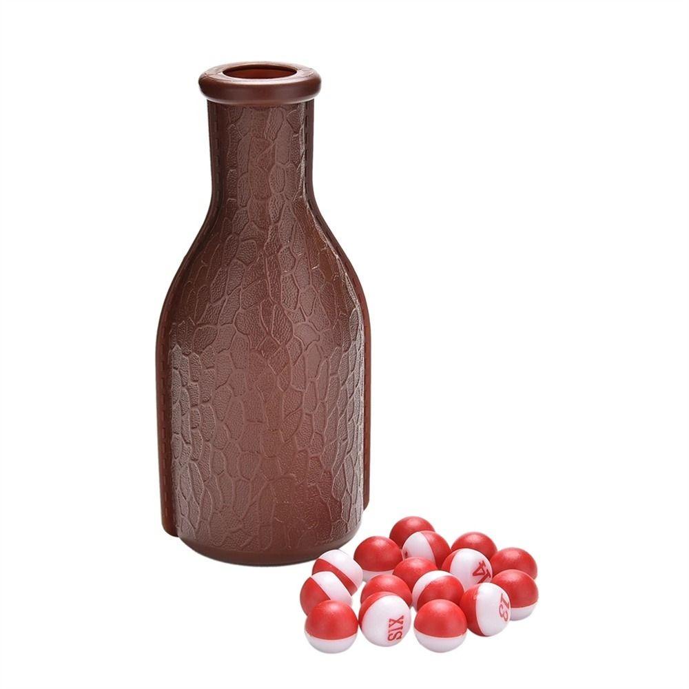 Lanfy Billiard Kelly Pool Billiard Accessories Brown 16butir Billiard Kelly Box Untuk Hiburan
