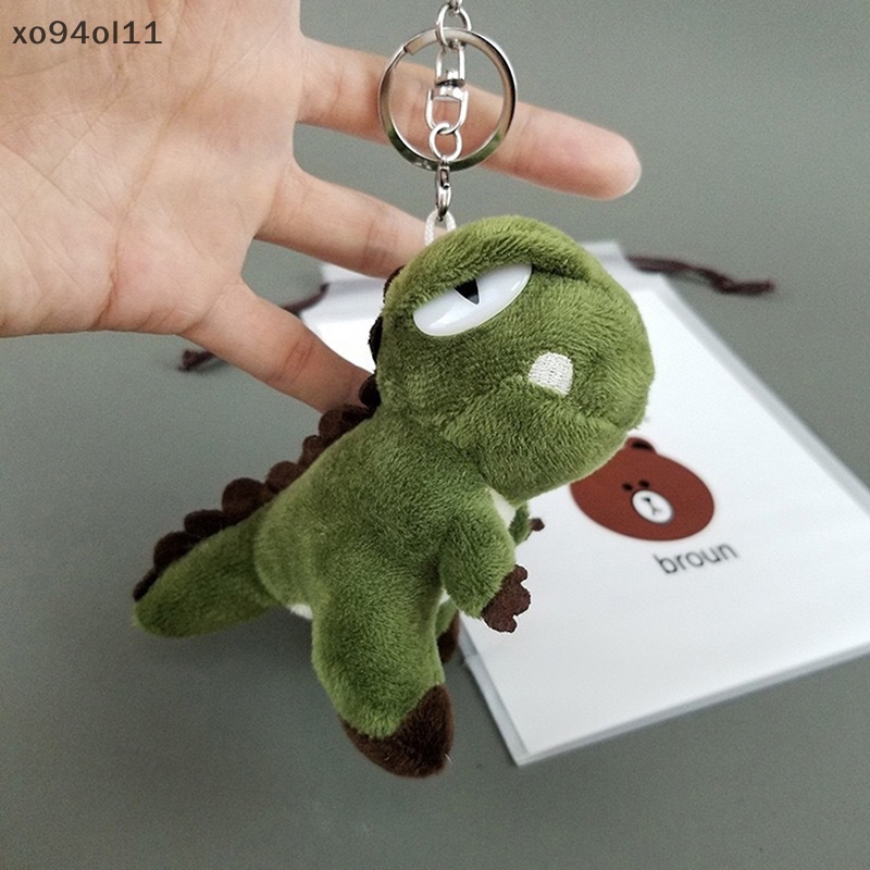 Xo Mini Dinosaurus Liontin Gantungan Kunci Hewan Lucu Boneka Mainan Key Rings Tas Ornamen Hadiah OL