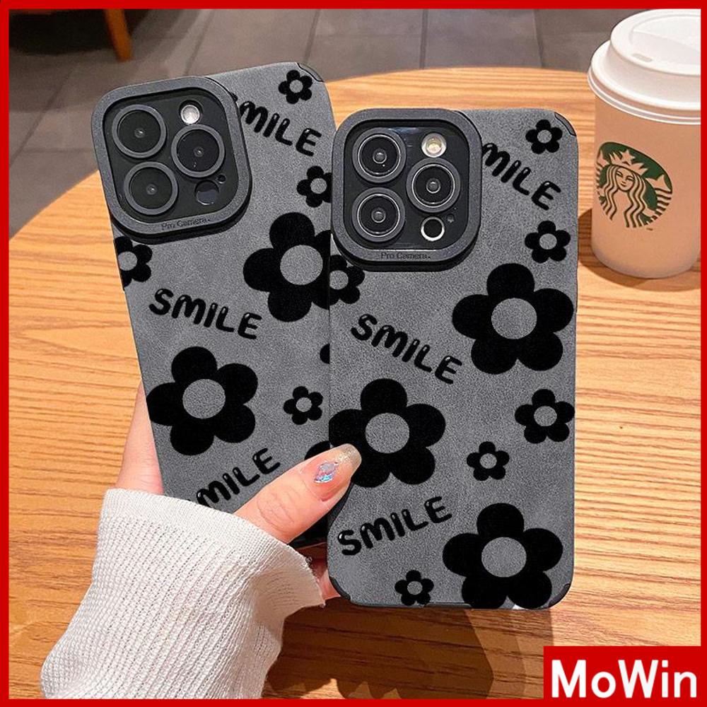 Untuk iPhone 14pro Max iPhone Case Murid Patch Kulit Suede Shockproof Kamera Case Perlindungan Sederhana Inggris Bunga Kompatibel Dengan iPhone 13 Pro Max12 Pro Max11 xr xs 7 8Plus