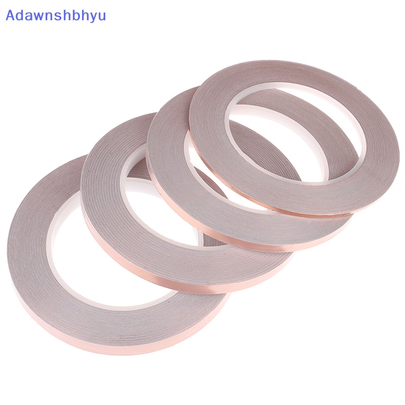 Adhyu 30M Single Side Conductive Copper Foil Tape Strip Perekat EMI Shielding Tape ID